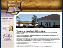 Tablet Screenshot of crbibleinstitute.com